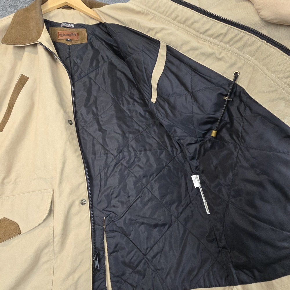 Wrangler Tan and Brown Barn Jacket, Chore Coat - Picture 13 of 16